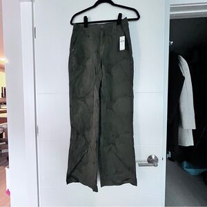 New Anthropologie Wide Leg Green Pants